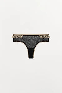 LACE MESH PANTIES