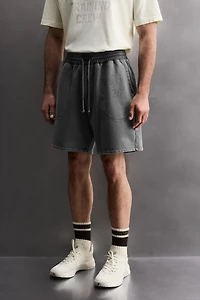WASHED TRAINING JOGGER SHORTS