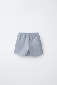 100% LINEN SHORTS