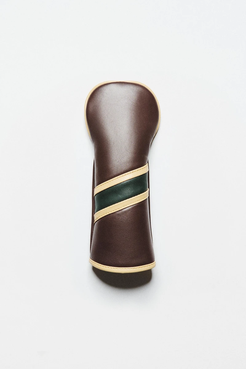 LEATHER HYBRID GOLF CLUB COVER
