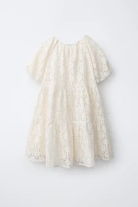 LACE AND RHINESTONE DRESS