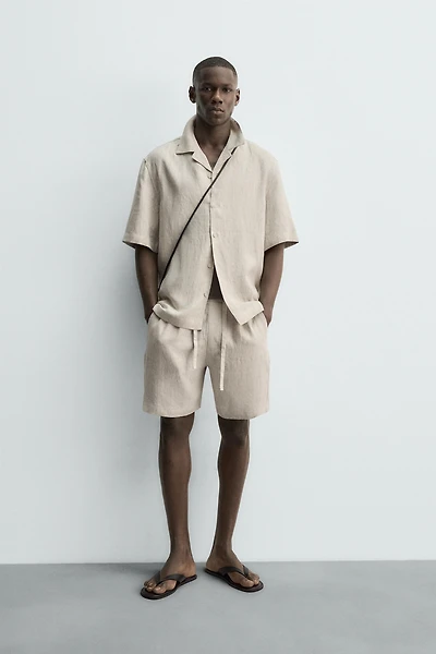 CHEMISE RELAXED FIT 100% LIN