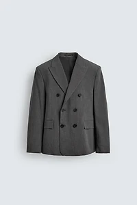BLAZER CROISÉ AVEC LAINE