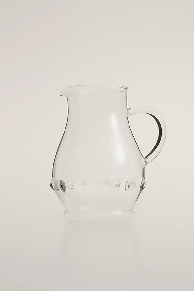 BOROSILICATE PITCHER WITH DOTS