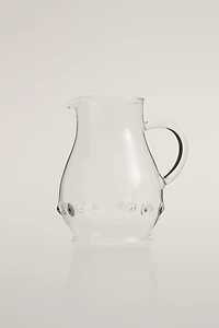 BOROSILICATE PITCHER WITH DOTS
