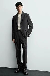 100% WOOL SUIT PANTS