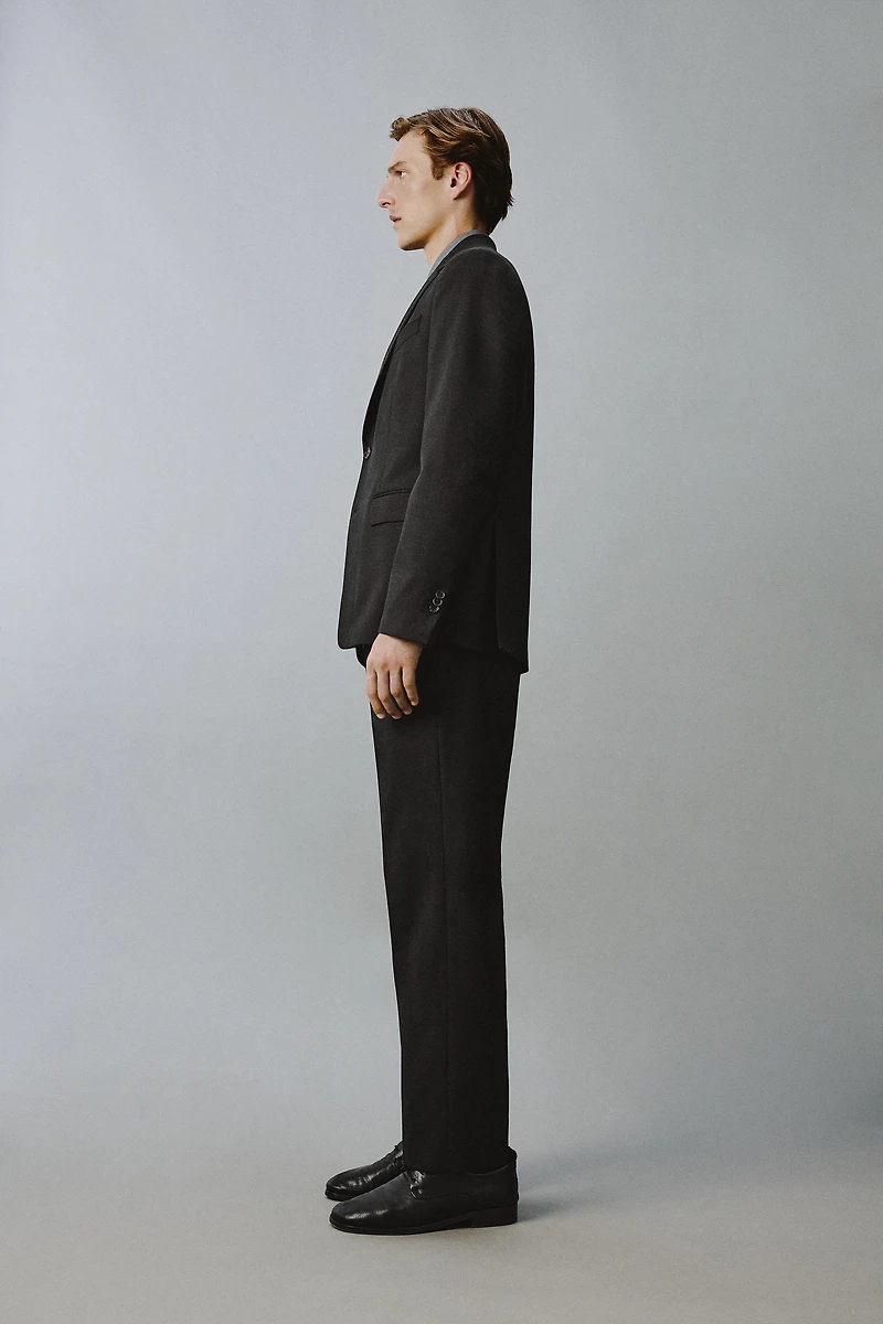PANTALON REGULAR FIT COSTUME 100% LAINE