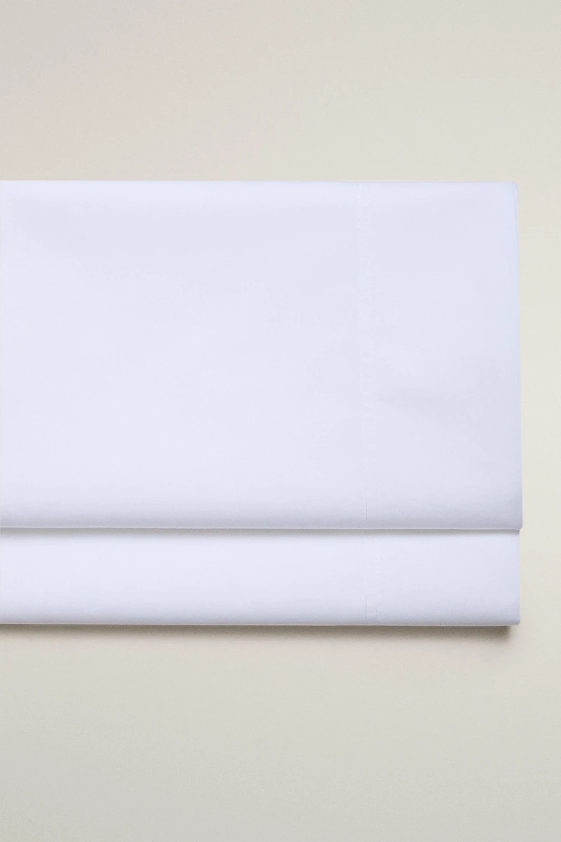 PERCALE COTTON FLAT SHEET (500 THREAD COUNT)