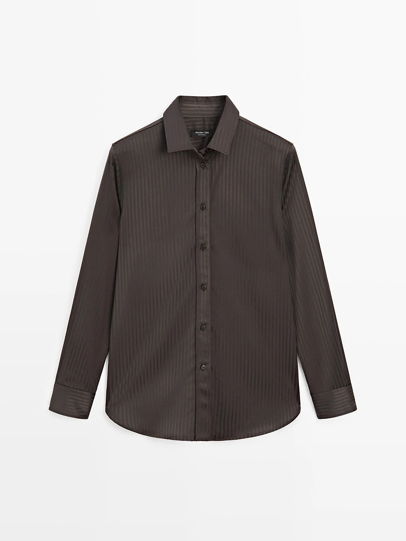 Chemisier fluide à rayures