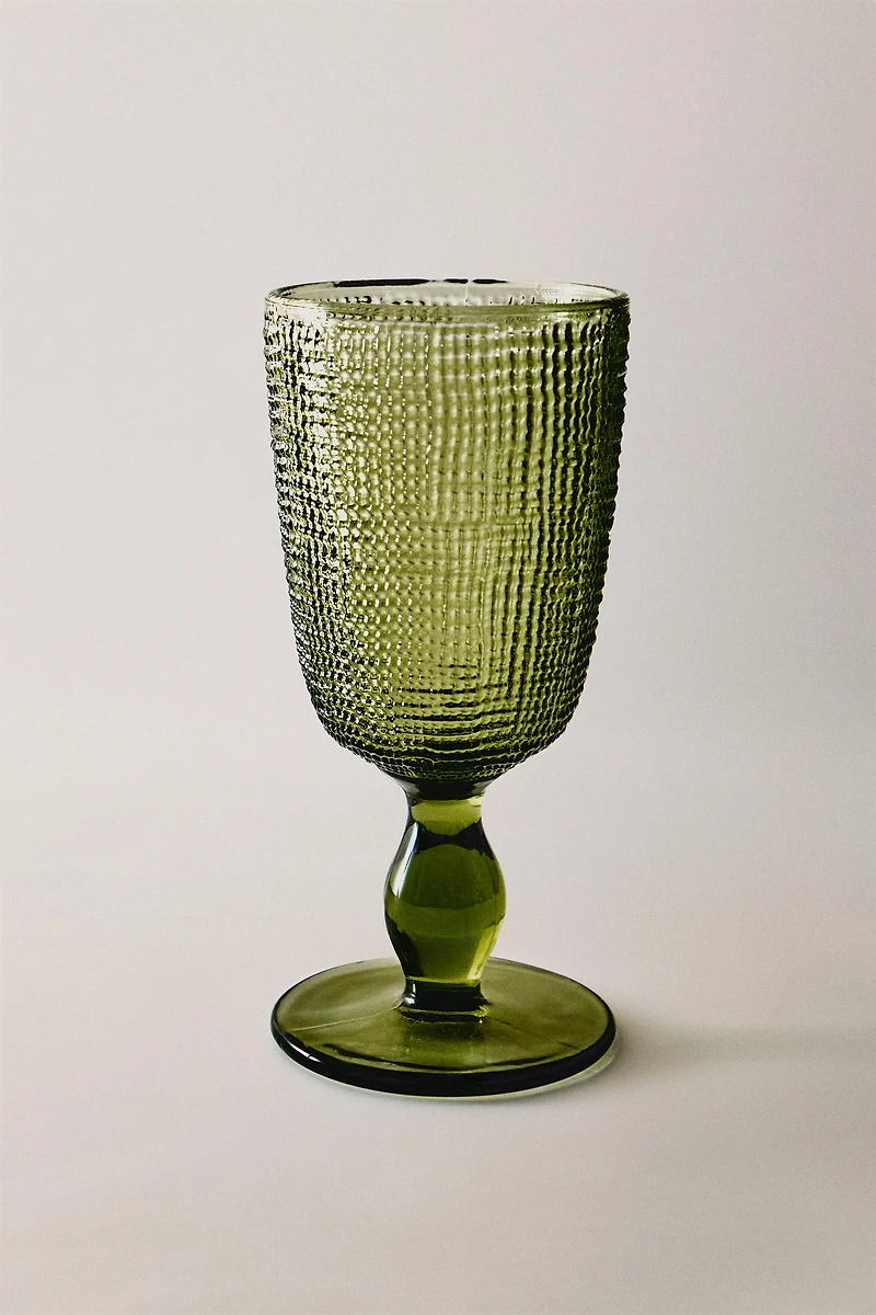 VERRE À VIN VERRE RELIEF