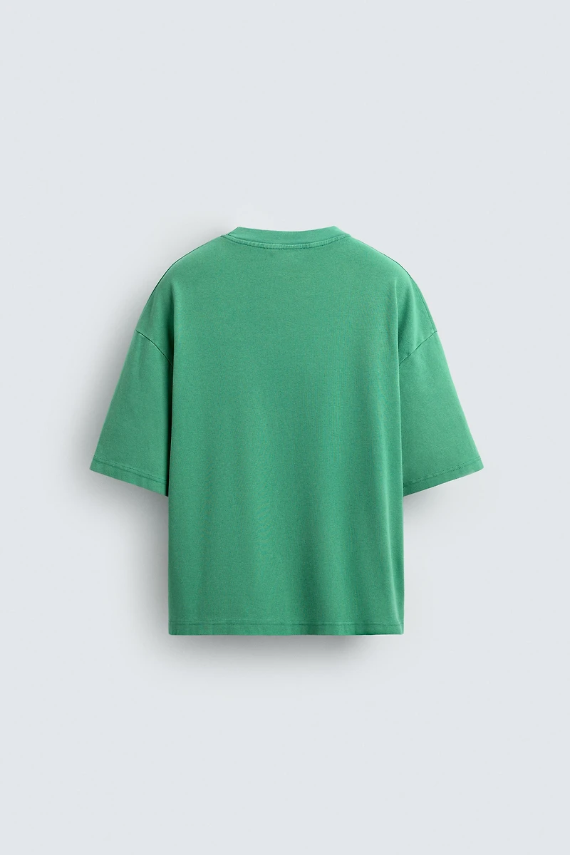 BOXY FIT TEXTURED SWEATSHIRT