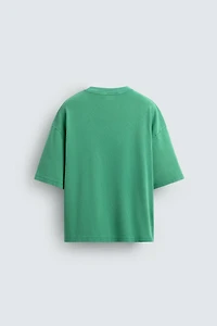 BOXY FIT TEXTURED SWEATSHIRT