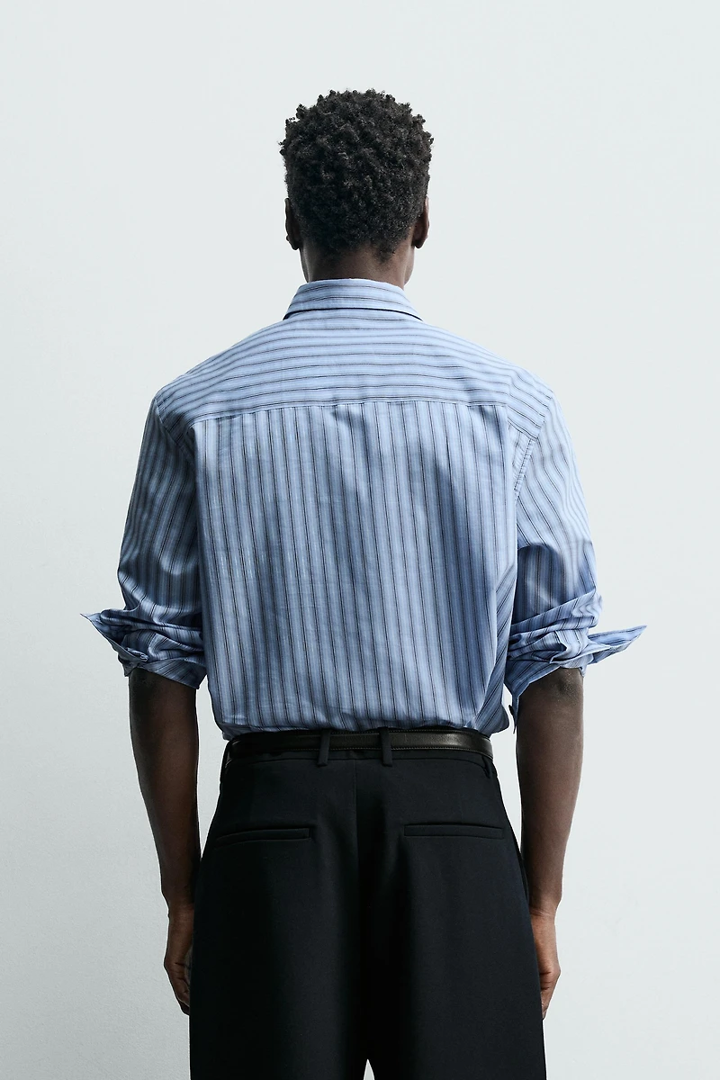 RELAXED FIT STRIPED SHIRT