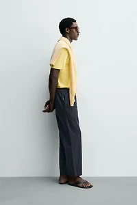 PANTALON COUPE DÉCONTRACTÉE EN COTON