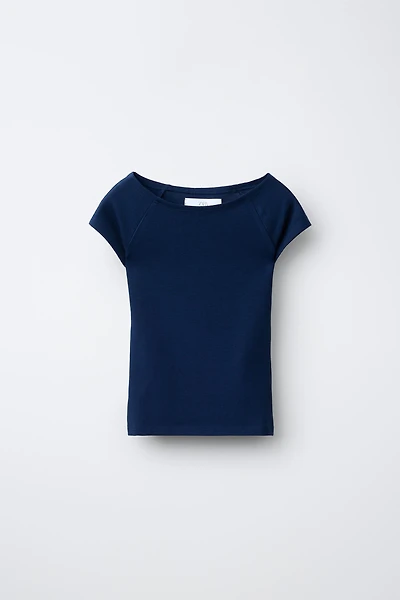 PLAIN T-SHIRT WITH MODAL