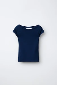 PLAIN T-SHIRT WITH MODAL