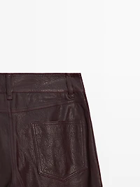 Pantalon en cuir ovin finition nappa