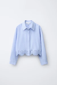 SCHIFFLI HEM SHIRT