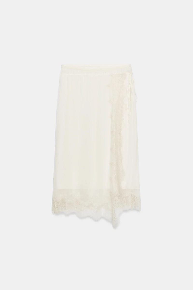 ZW COLLECTION LACE PAREO SKIRT