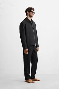 100% LINEN OVERSHIRT