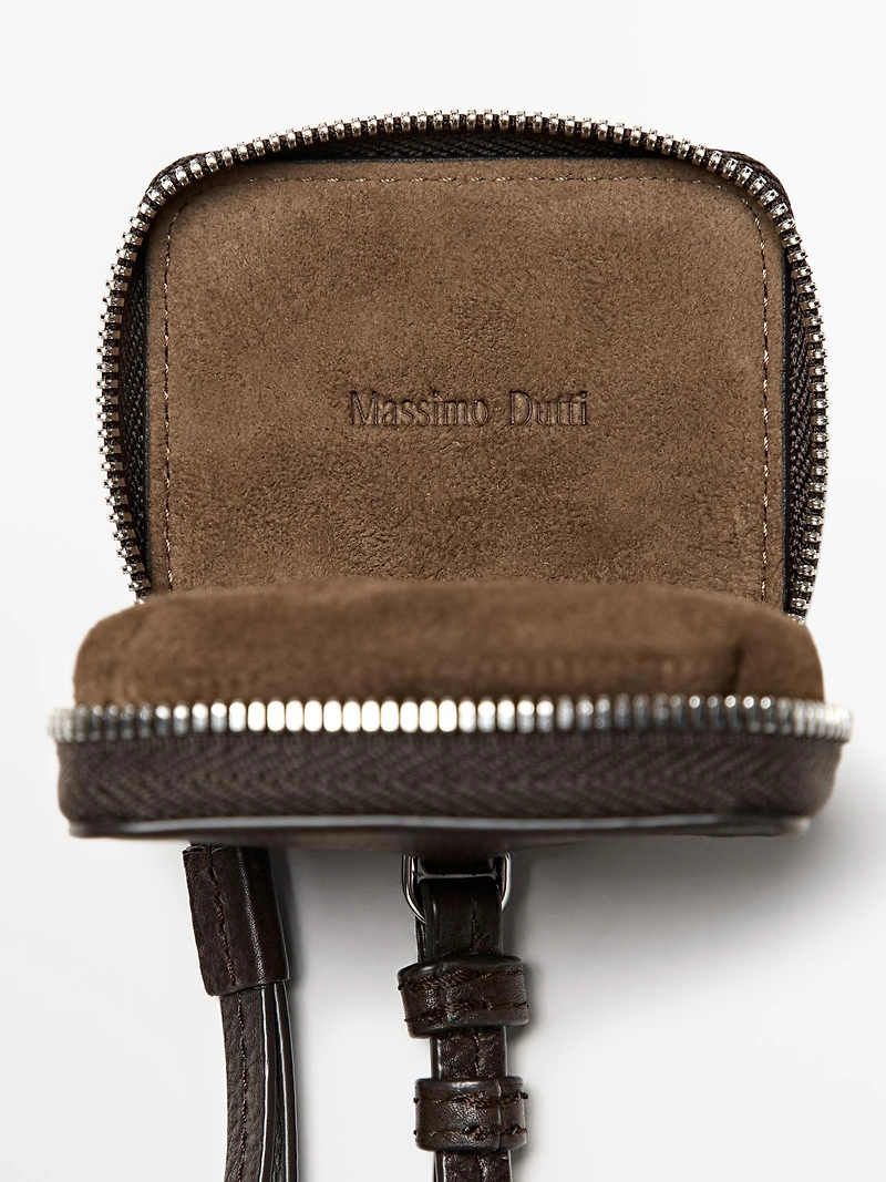 tui airpods en cuir nappa