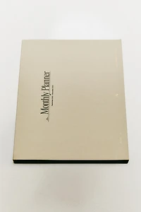 A5 MONTHLY PLANNER WITH GOLD RIMS