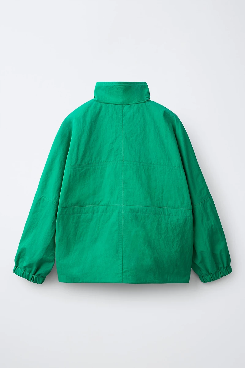 WATER REPELLENT GATHERED PARKA