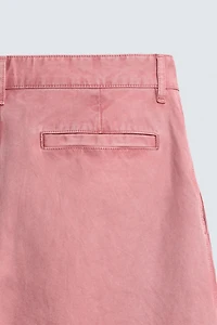 RELAXED FIT PLEATED PANTS