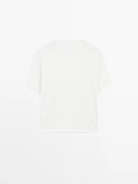 T-shirt oversize avec œillets