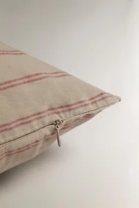 STRIPED THROW PILLOW COVER