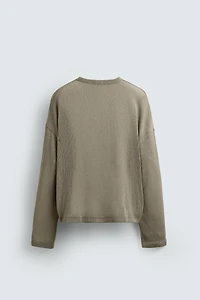 T-SHIRT STRUCTURE AJOURÉE