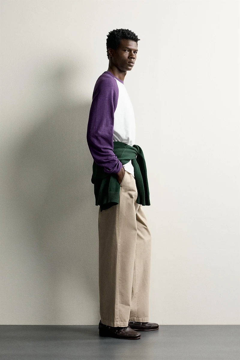 COLOR BLOCK REGULAR FIT T-SHIRT