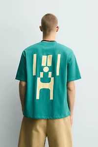 WASHED GRAPHIC PRINT T-SHIRT