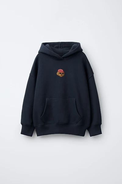 SWEAT À CAPUCHE CHIEN BRODÉ