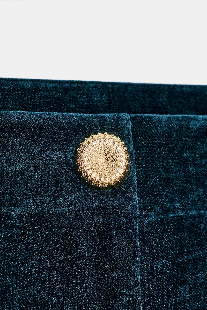 PANTALON LARGE EN VELOURS