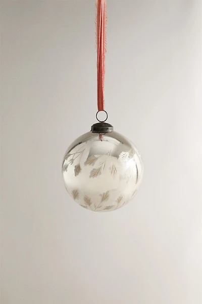 DÉCO SAPIN BOULE FEUILLES BRILLANTES NOËL