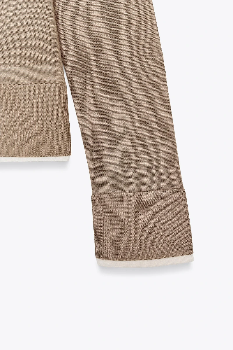 DOUBLE KNIT SWEATER