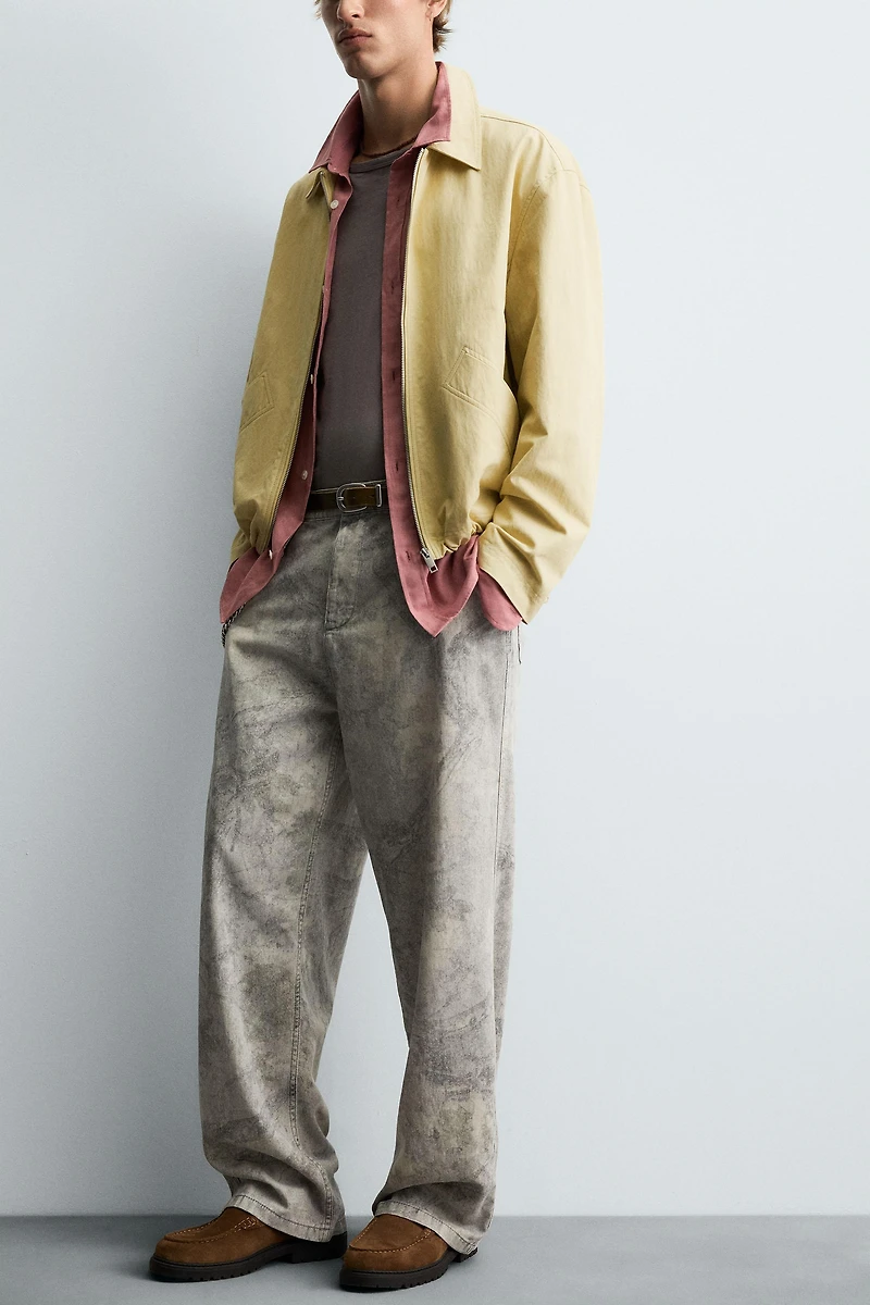 ABSTRACT PRINT RELAXED FIT PANTS