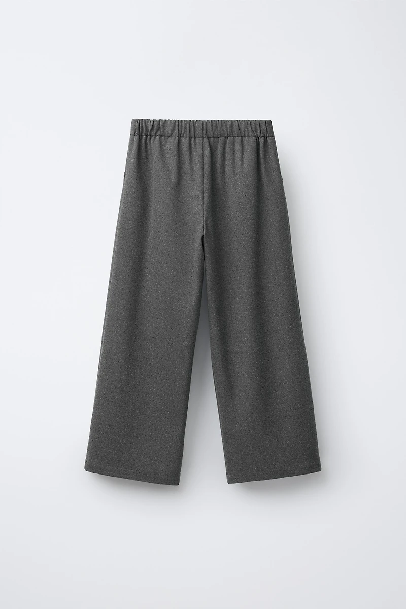PLEATED SUIT PANTS