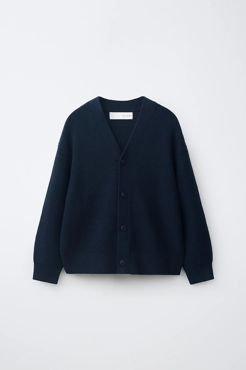 PURL KNIT CARDIGAN
