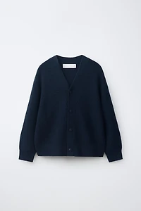 PURL KNIT CARDIGAN