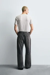 SPLATTER LOOSE FIT JEANS