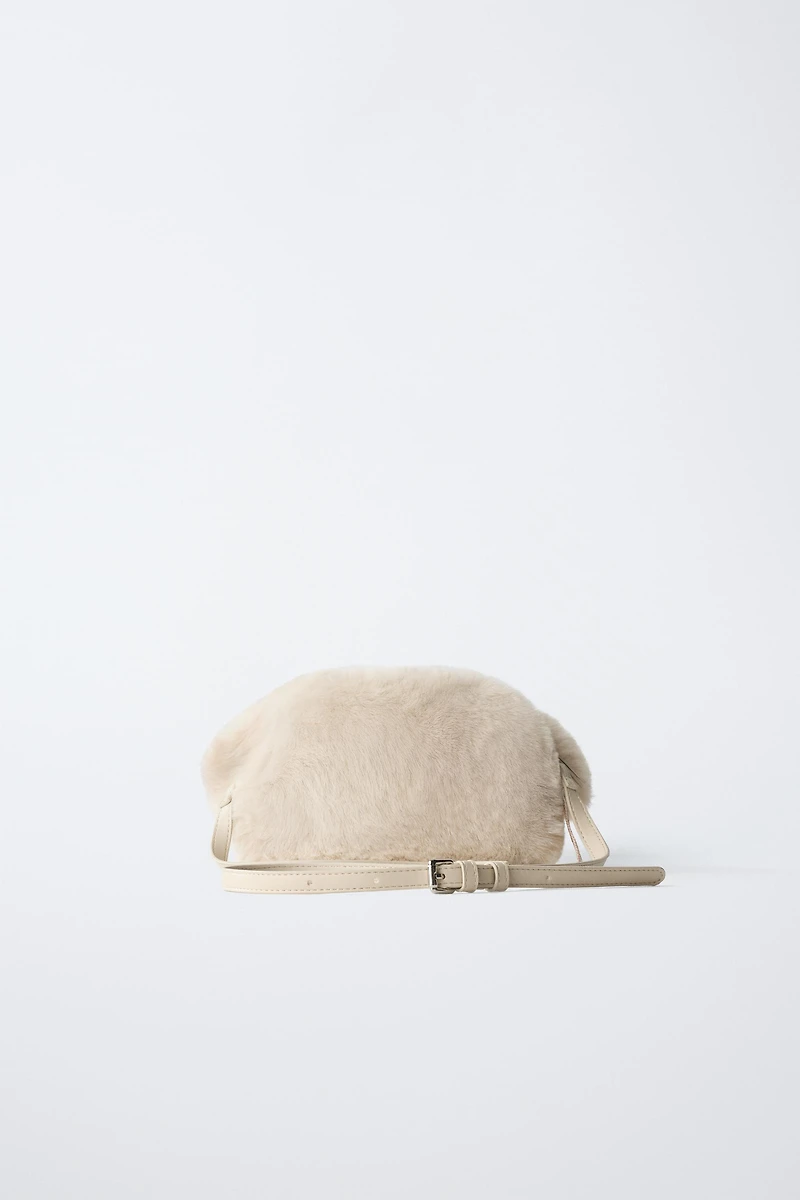 BUNNY FAUX FUR CROSSBODY BAG