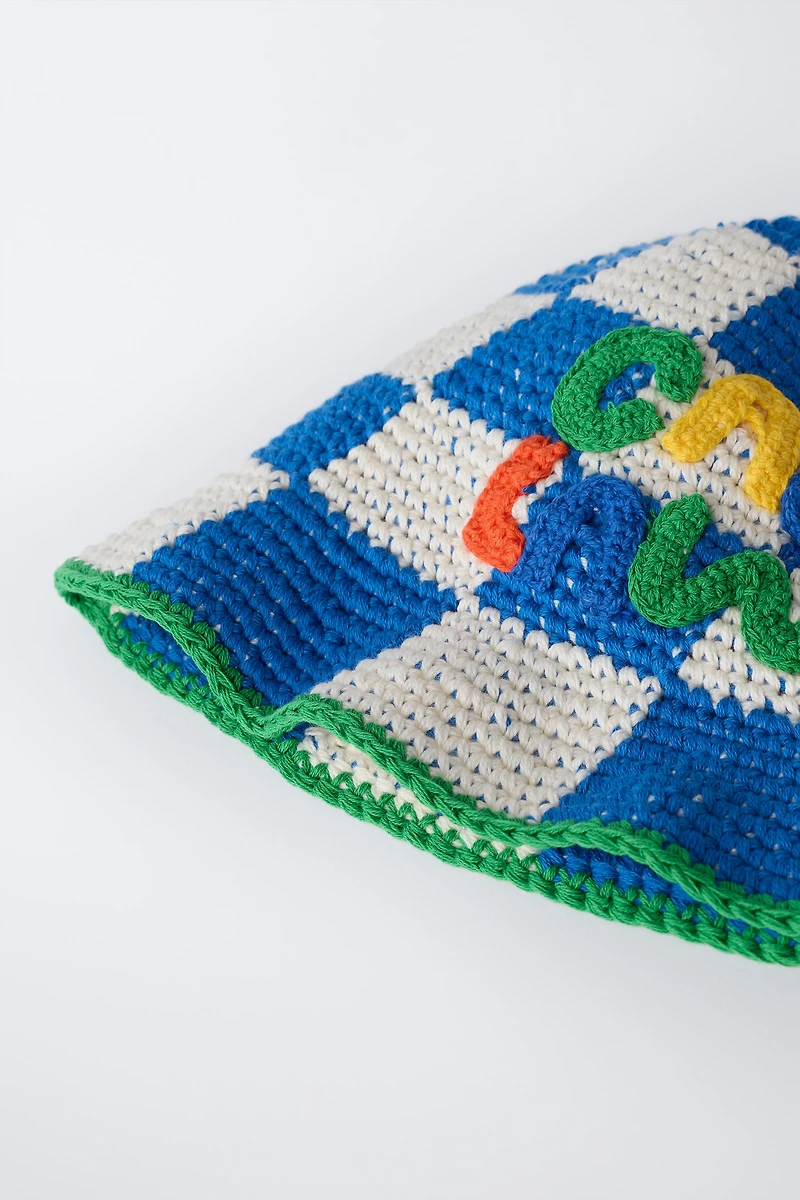 CASA LAWA X ZARA KIDS KNIT BUCKET HAT