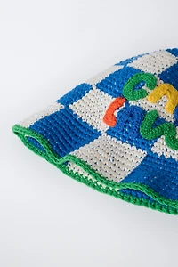 CASA LAWA X ZARA KIDS KNIT BUCKET HAT