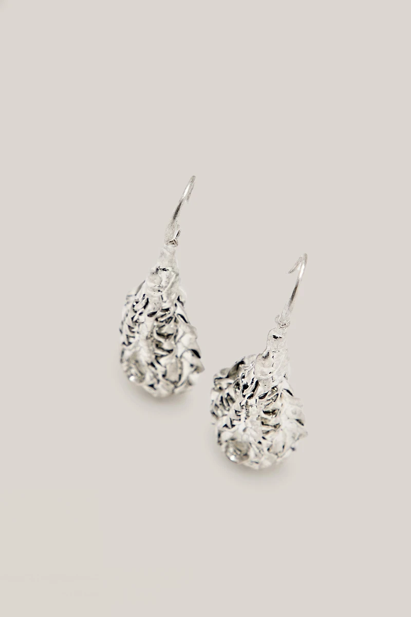 Textured basket earrings - LIMITED EDITION