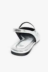 BALLERINES EFFET MÉTALLISÉ