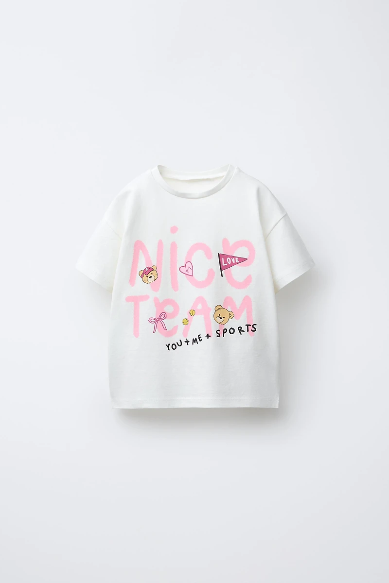 TEXT PRINT T-SHIRT