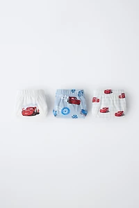 1 1/2-6 YEARS/ THREE-PACK CARS LIGHTNING MCQUEEN © DISNEY UNDERWEAR