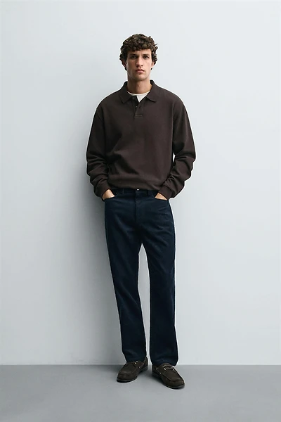 BASIC STRUCTURED POLO SHIRT